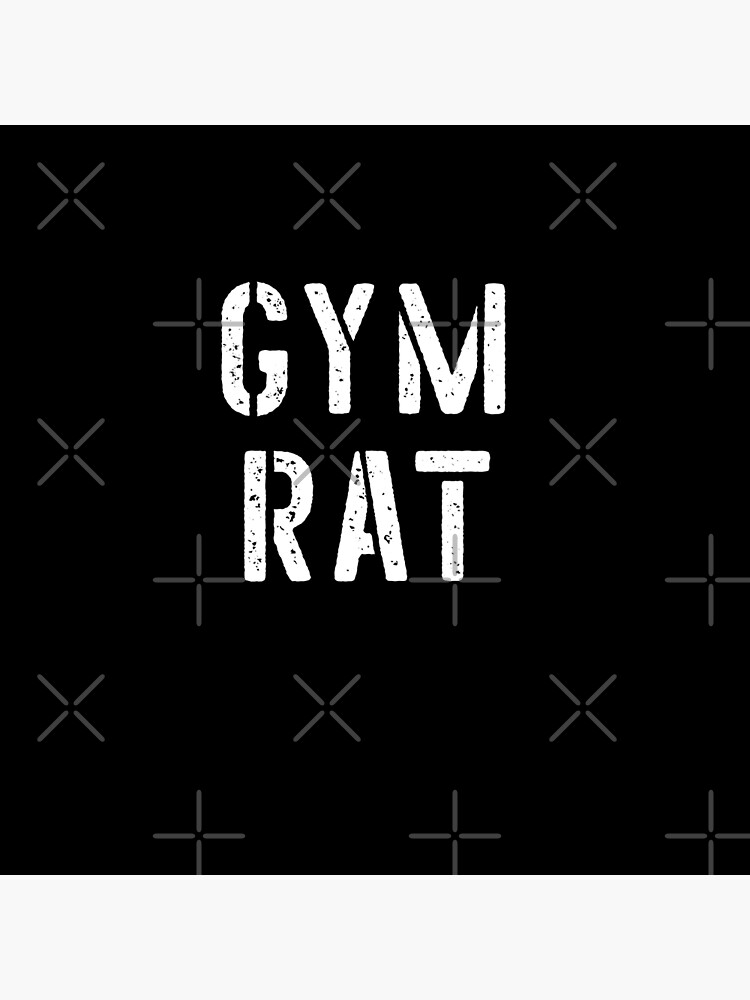 GYM RAT, WORKOUT :) | Art Board Print