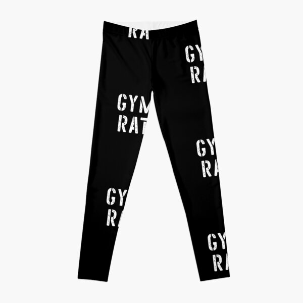 Black & White Leggings - Gym Rat Line