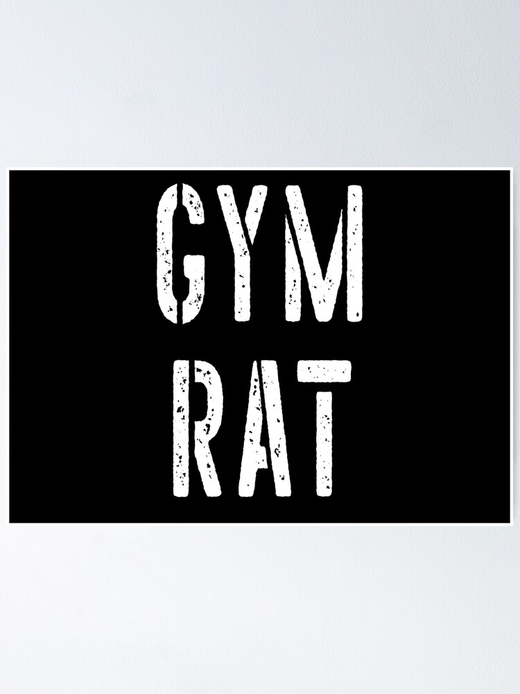 Funny Fitness Gifts Gym Rat Mug Decor // Gym Addict or Lover