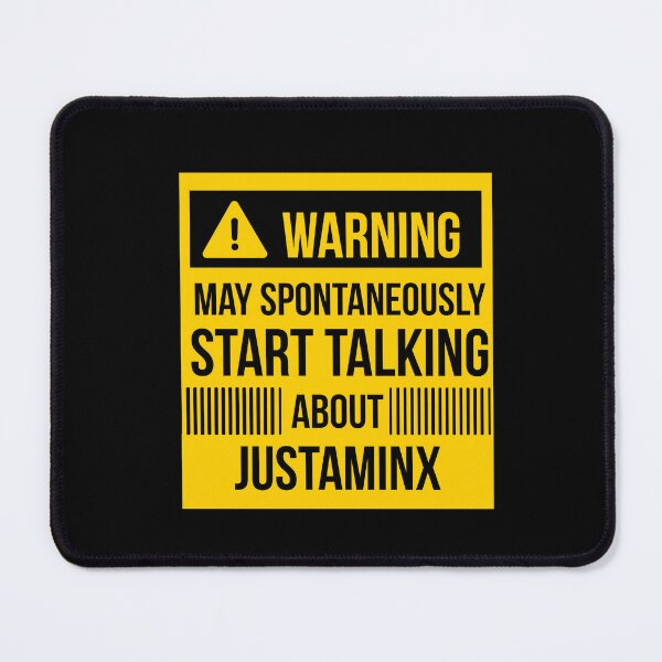Item preview, warning may spontaneously talk about justaminx  designed and sold by celebteyz.