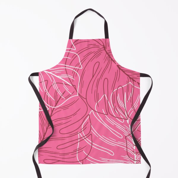 Item preview, Minimalistic Monstera Leaves Pattern Pink designed and sold by GraphicsClub.