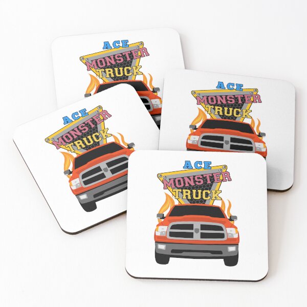 Item preview, Ace name with monster truck designed and sold by VINOSILVER.