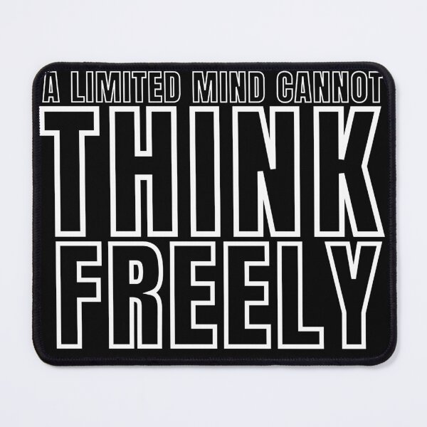 Item preview, A Limited Mind Cannot Think Freely! designed and sold by KingsManKind.