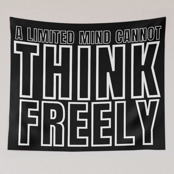 Item preview, A Limited Mind Cannot Think Freely! designed and sold by KingsManKind.