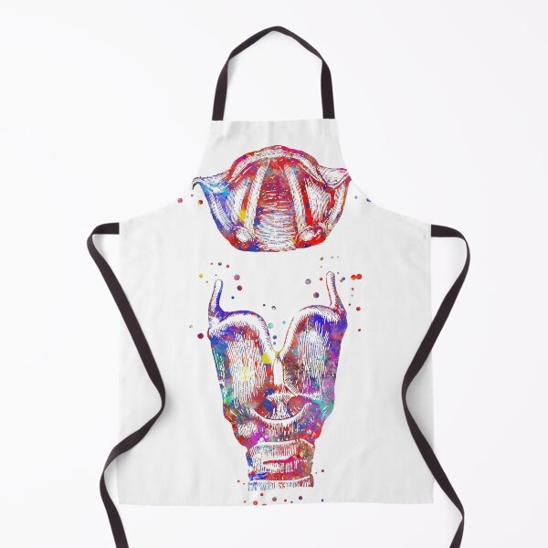 Item preview, Larynx, larynx and vocal cord, watercolor larynx, mouth anatomy designed and sold by Rosaliartbook.