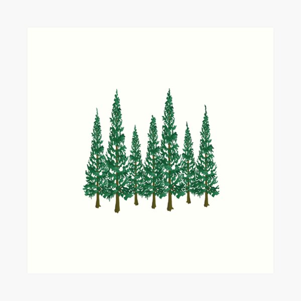 Into the Pines Art Print