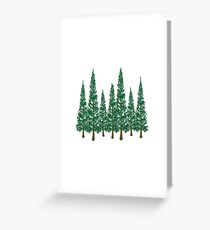 Into the Pines Greeting Card