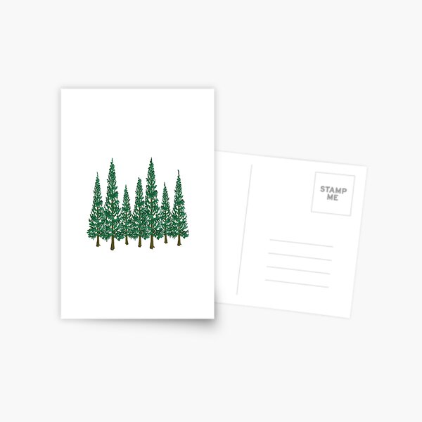 Into the Pines Postcard