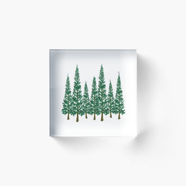 Into the Pines Acrylic Block