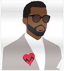 Kanye West 808's and Heartbreak Poster