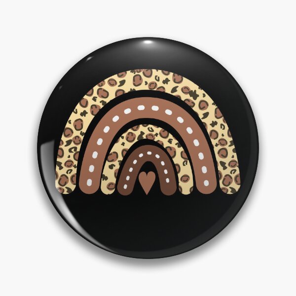 Item preview, Earth tone leopard rainbow designed and sold by Tanya Mihe.