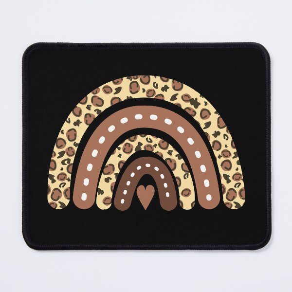 Item preview, Earth tone leopard rainbow designed and sold by Tanya Mihe.