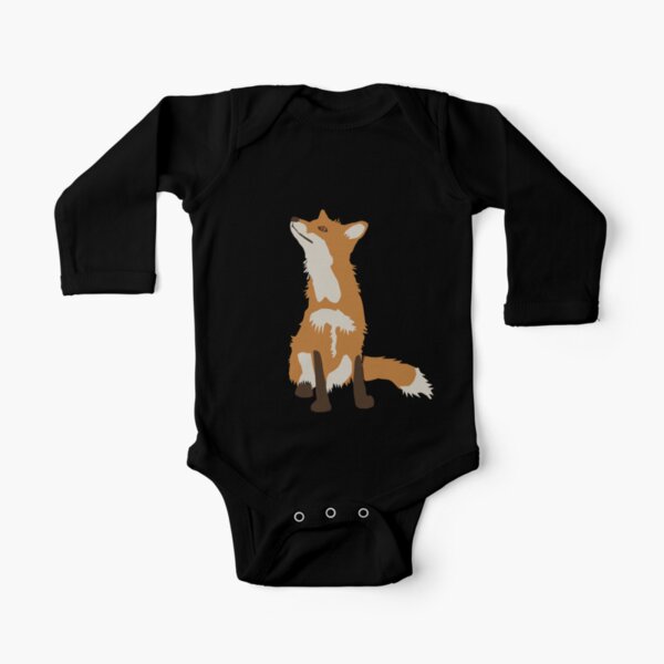 Foxes Long Sleeve Baby One-Piece