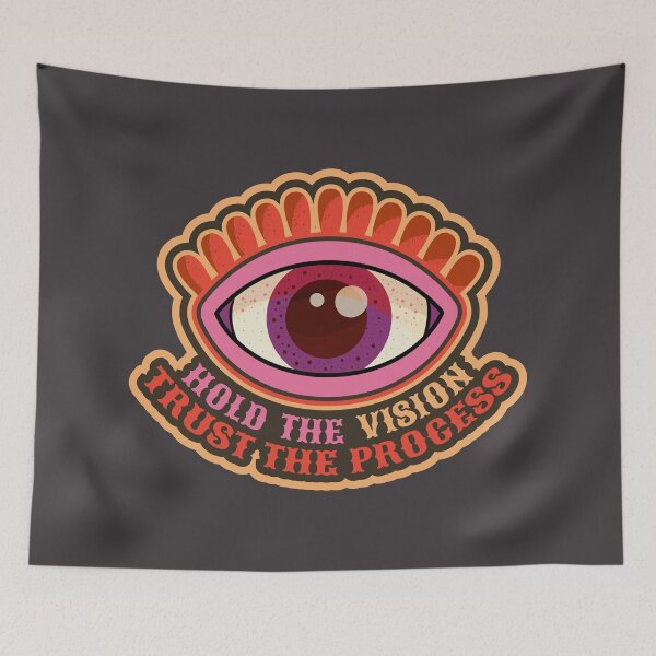 Item preview, Hold the vision, trust the process! Earth version designed and sold by Boogosh.