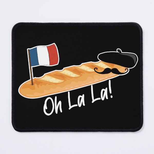 Item preview, Oh La La Baguette - Funny French Food designed and sold by TheInkElephant.