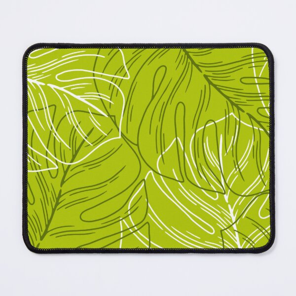 Item preview, Minimalistic Monstera Leaves Pattern on Olive-green designed and sold by GraphicsClub.