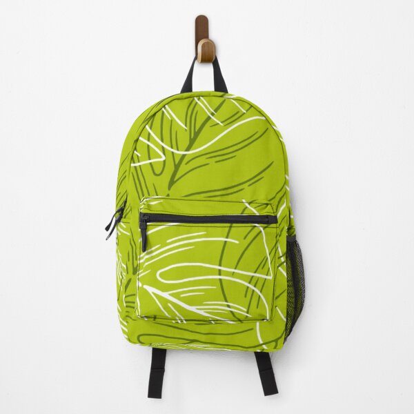Item preview, Minimalistic Monstera Leaves Pattern on Olive-green designed and sold by GraphicsClub.