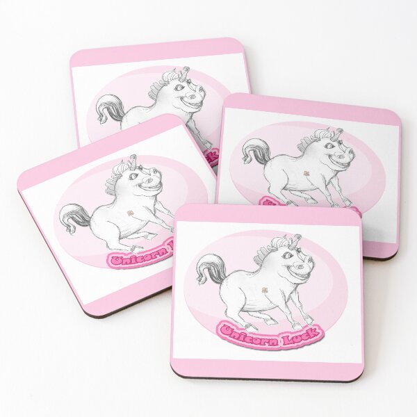 Item preview, Unicorn Luck - Chubby Unicorn Horse (Original Drawing by ACCI) designed and sold by VanyssaGraphics.