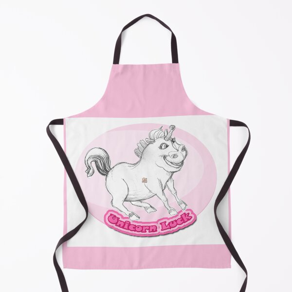 Item preview, Unicorn Luck - Chubby Unicorn Horse (Original Drawing by ACCI) designed and sold by VanyssaGraphics.