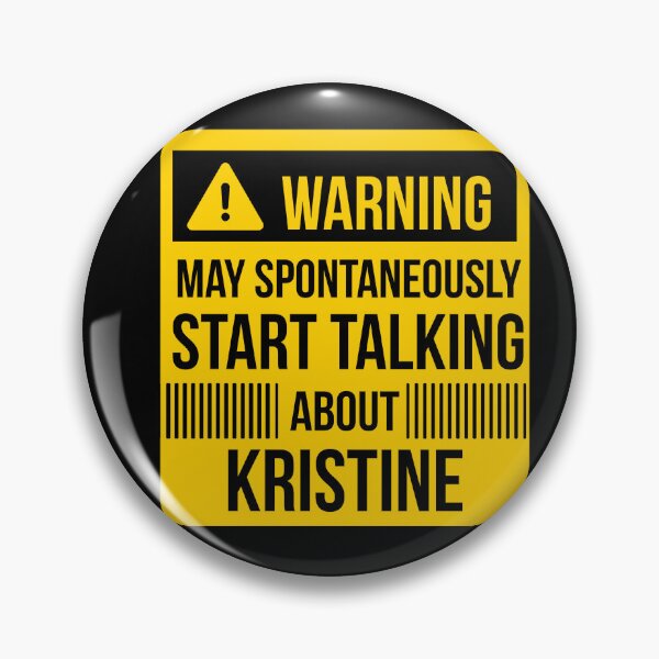 Artikelvorschau, Warnung darf spontan über Kristine sprechen entworfen und verkauft von celebteyz.