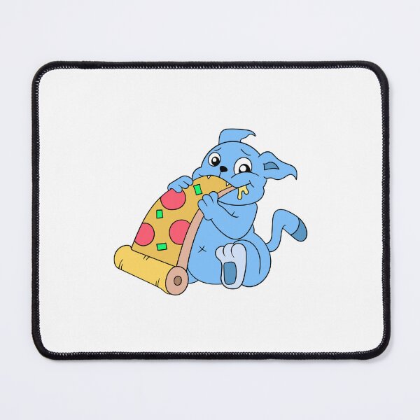 Item preview, cat eating a pizza designed and sold by DoraHappy.
