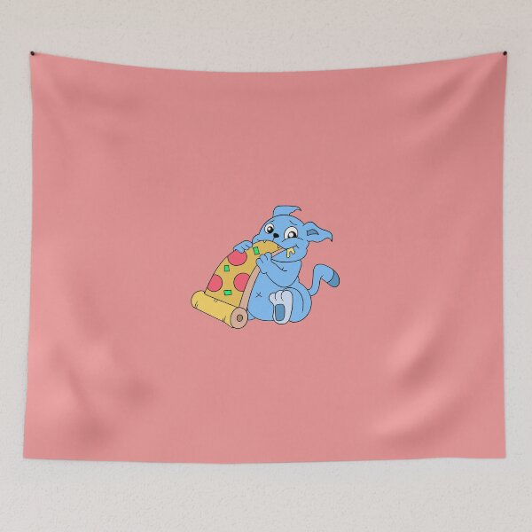 Item preview, cat eating a pizza designed and sold by DoraHappy.