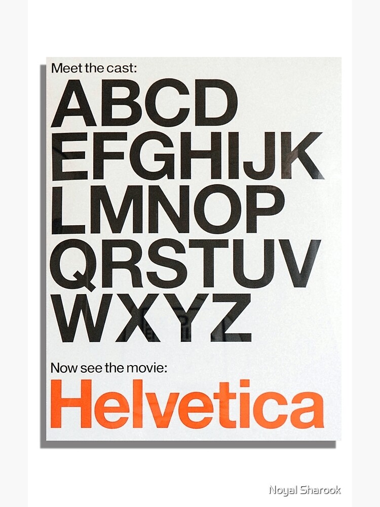 helvetica movie poster