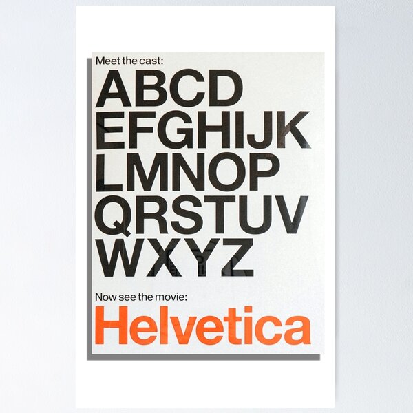 helvetica movie poster