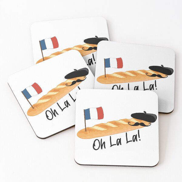 Item preview, Oh La La Baguette - Funny French Food designed and sold by TheInkElephant.