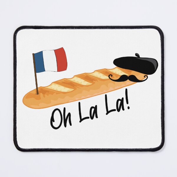 Item preview, Oh La La Baguette - Funny French Food designed and sold by TheInkElephant.