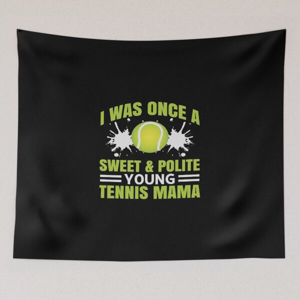 Item preview, I Was Once A Sweet And Polite Young Mama Gift For Tennis Lover Classic T-Shirt designed and sold by amberk1cira.