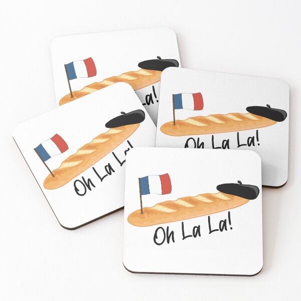 Item preview, Oh La La Baguette - Funny French Food designed and sold by TheInkElephant.