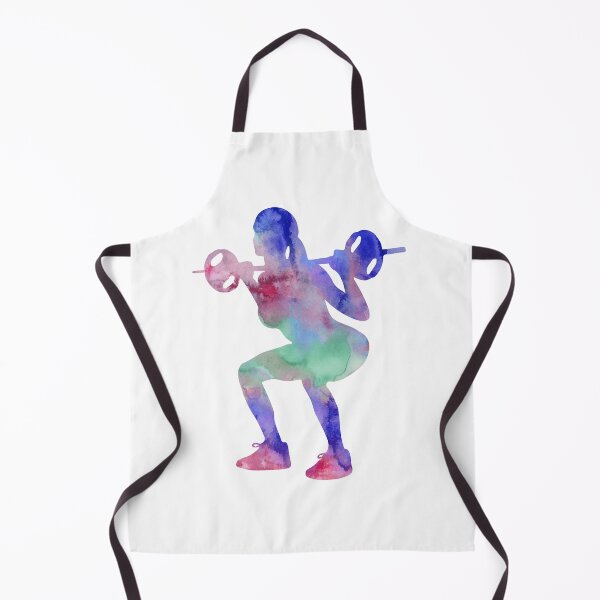 Item preview, Female weightlifter designed and sold by Rosaliartbook.