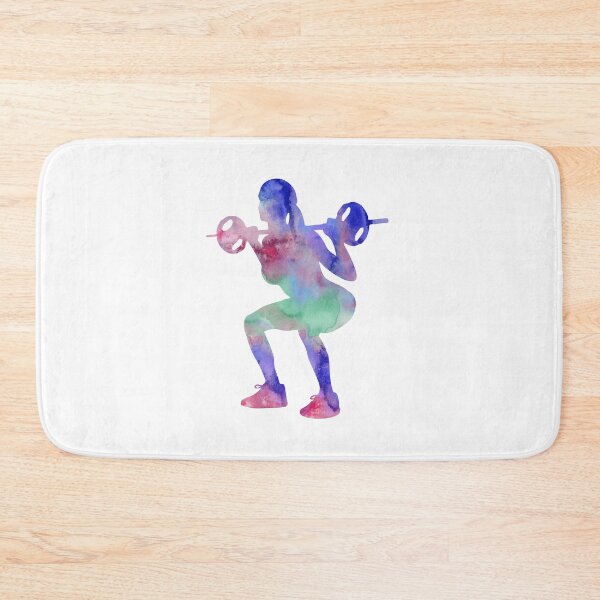 Item preview, Female weightlifter designed and sold by Rosaliartbook.