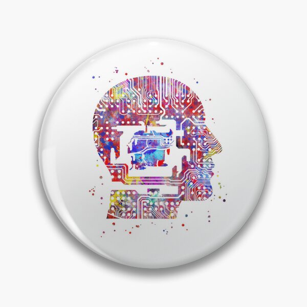 Item preview, Circuit board head designed and sold by Rosaliartbook.