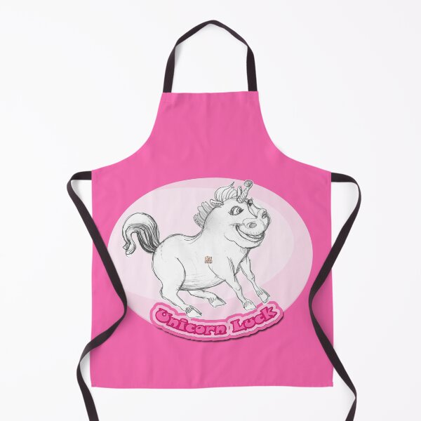 Item preview, Unicorn Luck - Chubby Unicorn Horse (Original Drawing by ACCI) designed and sold by VanyssaGraphics.
