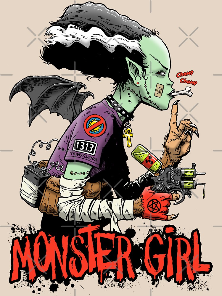 "MONSTER GIRL" Tshirt by MINIONFACTORY Redbubble
