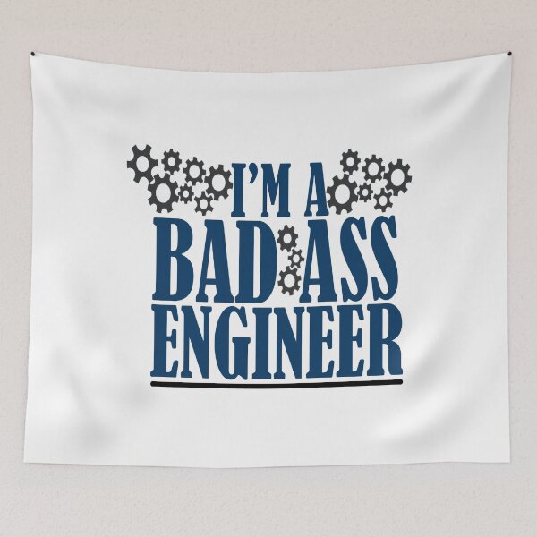 Item preview, I'm A Bad Ass Engineer Funny Engineer designed and sold by ktmaem.