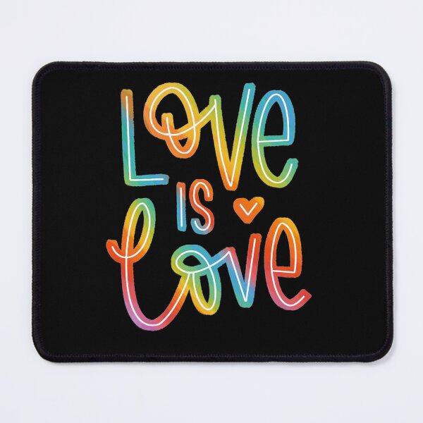 Item preview, Love is Love - Rainbow Pride Hand Lettered Art designed and sold by TheBubblyType.