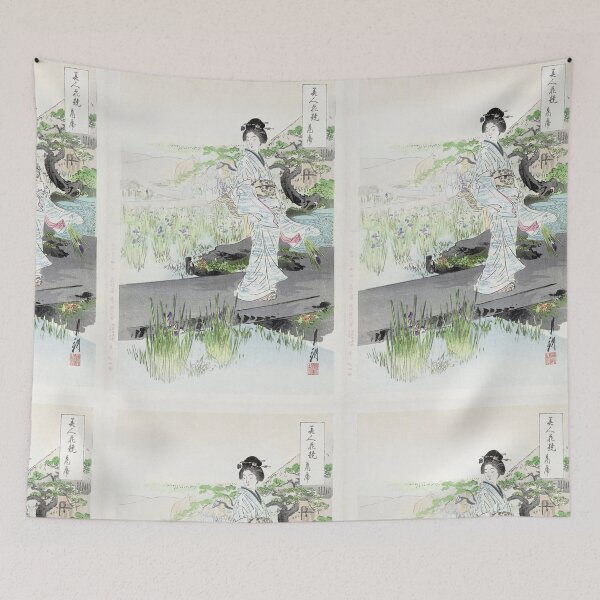 Item preview, IRIS GARDEN BY OGATA GEKKO WALL ART designed and sold by GamaArtDesign.