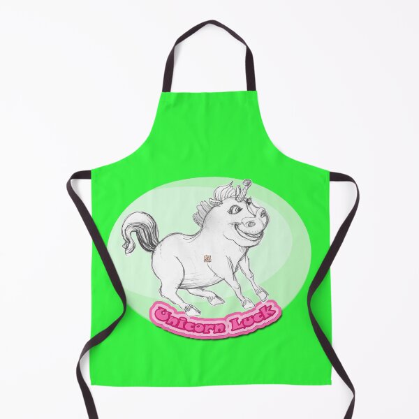 Item preview, Unicorn Luck - Chubby Unicorn Horse (Original Drawing by ACCI) designed and sold by VanyssaGraphics.
