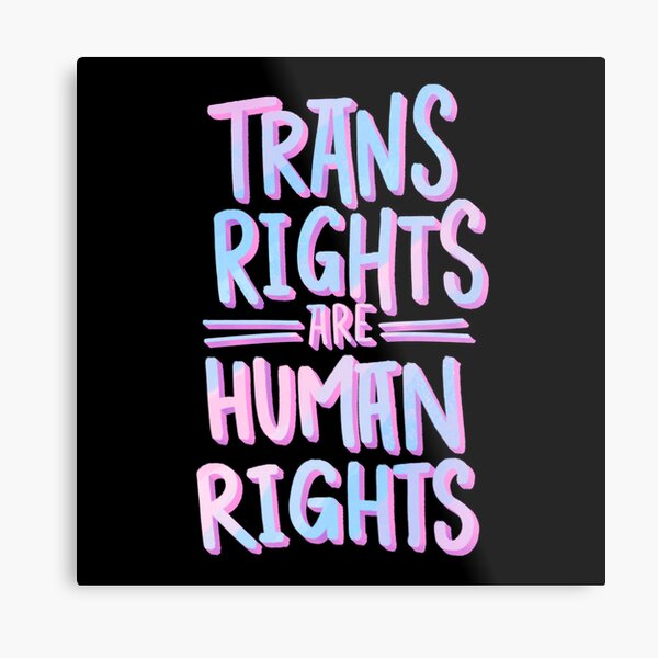 Trans Flag' Poster, picture, metal print, paint by Christian Strang