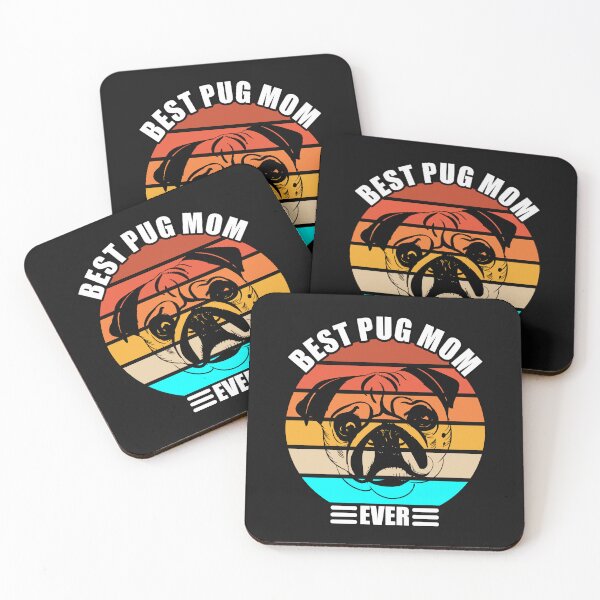 Item preview, Best Pug Mom Ever Coolest Mom Sunset designed and sold by Pugstuff.