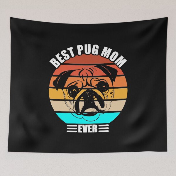 Item preview, Best Pug Mom Ever Coolest Mom Sunset designed and sold by Pugstuff.