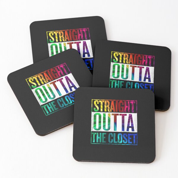 Item preview, Straight Outta The Closet LGBT Gay Pride designed and sold by ArthurClaessens.