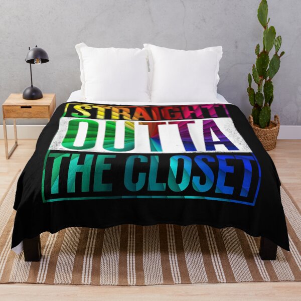 Item preview, Straight Outta The Closet LGBT Gay Pride designed and sold by ArthurClaessens.