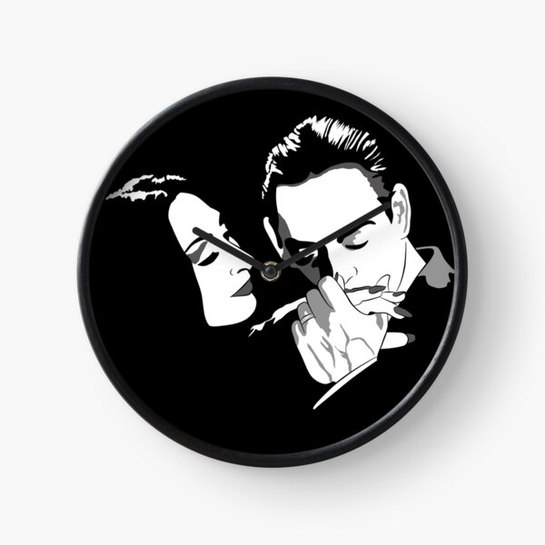 Gomez y Morticia Clock