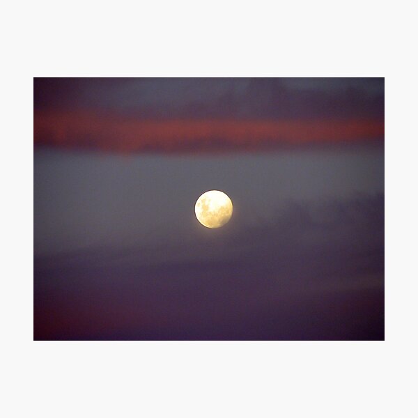 Dusky Moon Photographic Print
