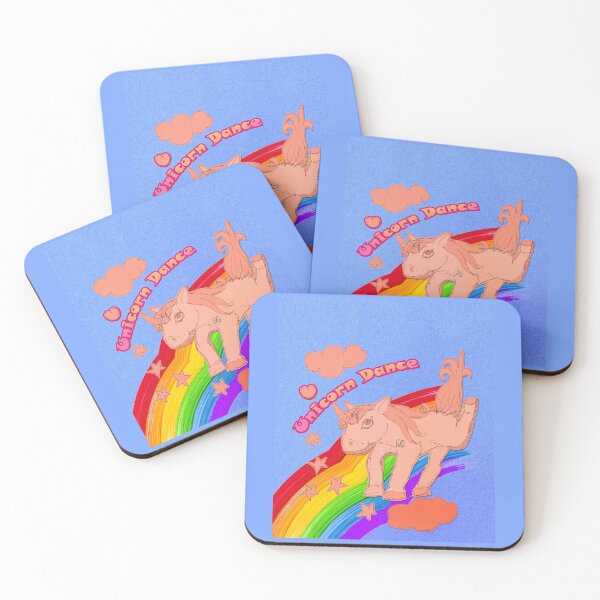 Item preview, Unicorn Horse Dancing on A Rainbow  (Original Drawing by ACCI) designed and sold by VanyssaGraphics.