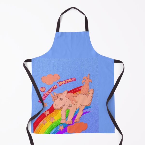 Item preview, Unicorn Horse Dancing on A Rainbow  (Original Drawing by ACCI) designed and sold by VanyssaGraphics.